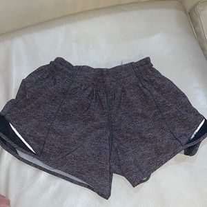 Lululemon size 4’s, gray , lightly worn , really good condition